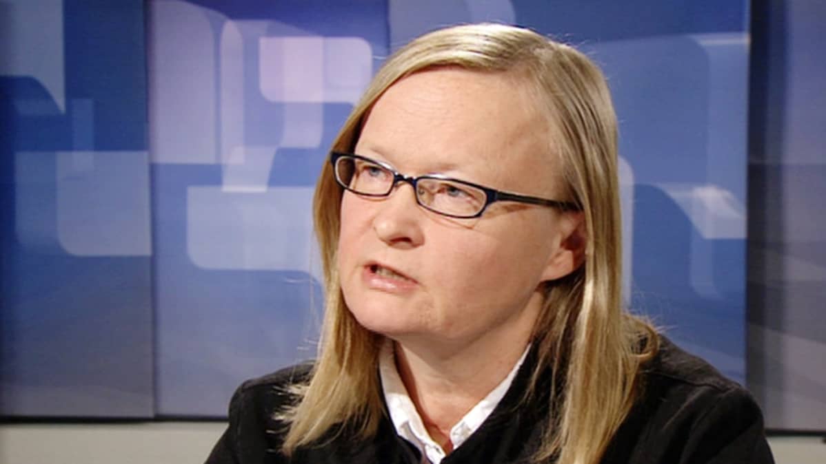 Jemen-tutkija Susanne Dahlgren vieraili Aamu-tv:ssä 25.helmikuuta 2013.