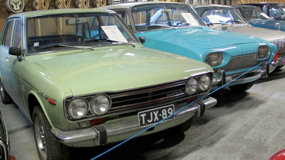 1970 -luvulla ajeltiin autoilla, joiden värimaailma oli maltillinen