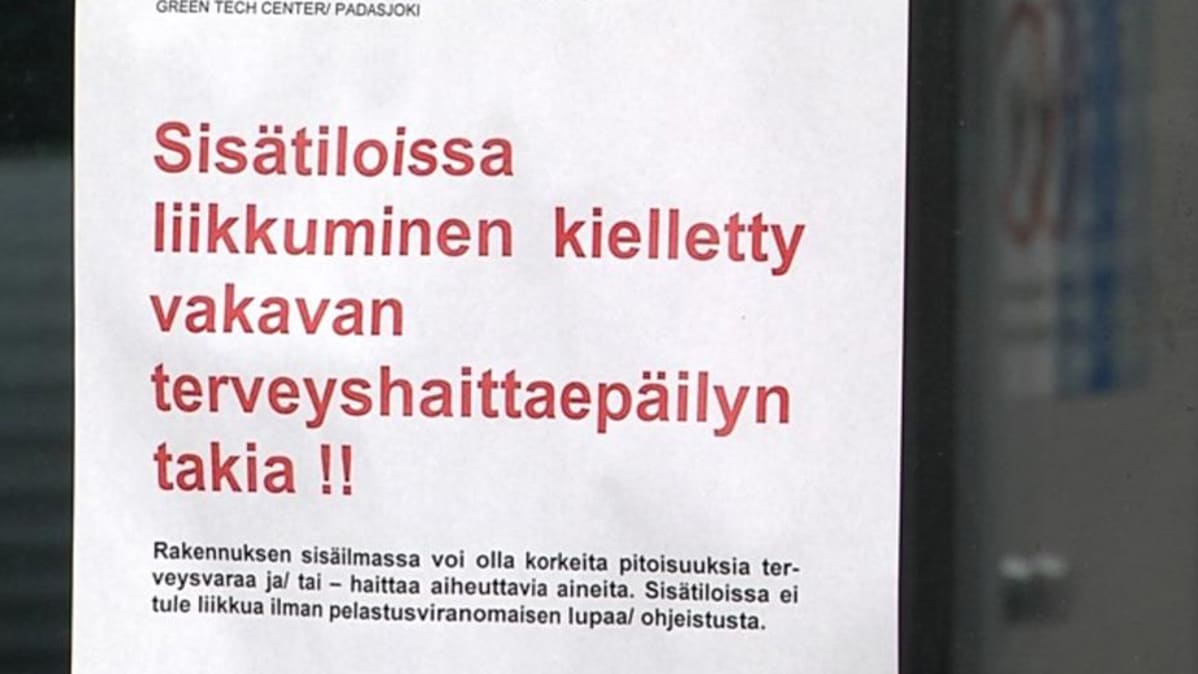 PP-Recycling sisällä liikkuminen kielletty