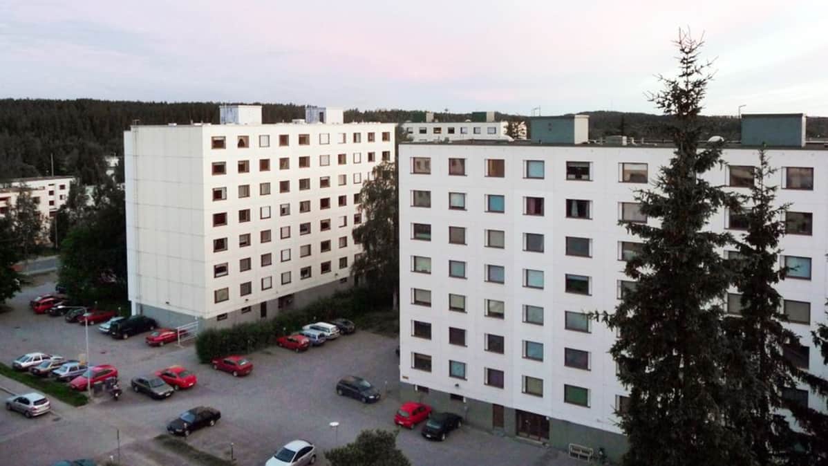 Kaukajärven lähiö Tampereella.