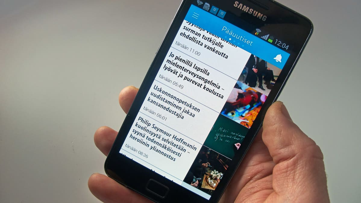 Yle Uutiset Uutisvahti -mobiilisovellus