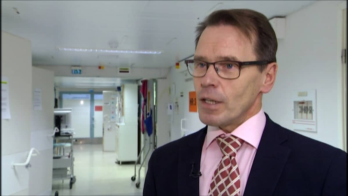 Johtajaylilääkäri Ermo Haavisto Kymenlaakson sairaala Kotka