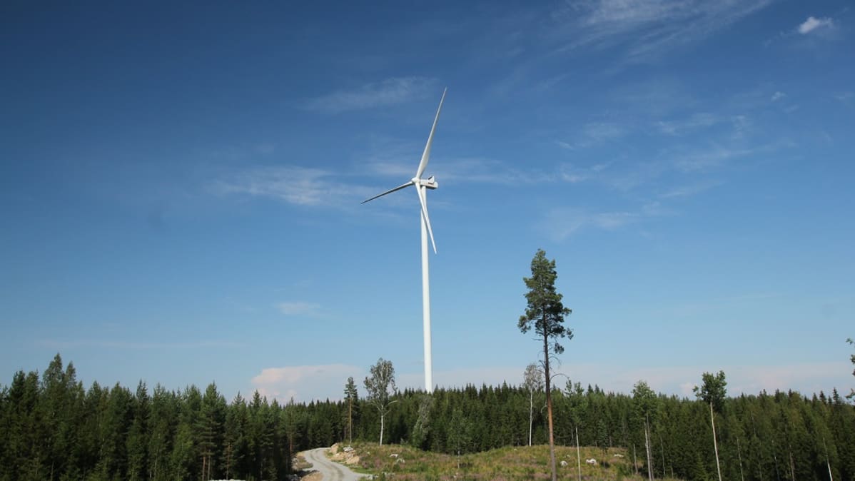 Luhangan tuulivoimapuisto sijaitsee Latamäessä.
