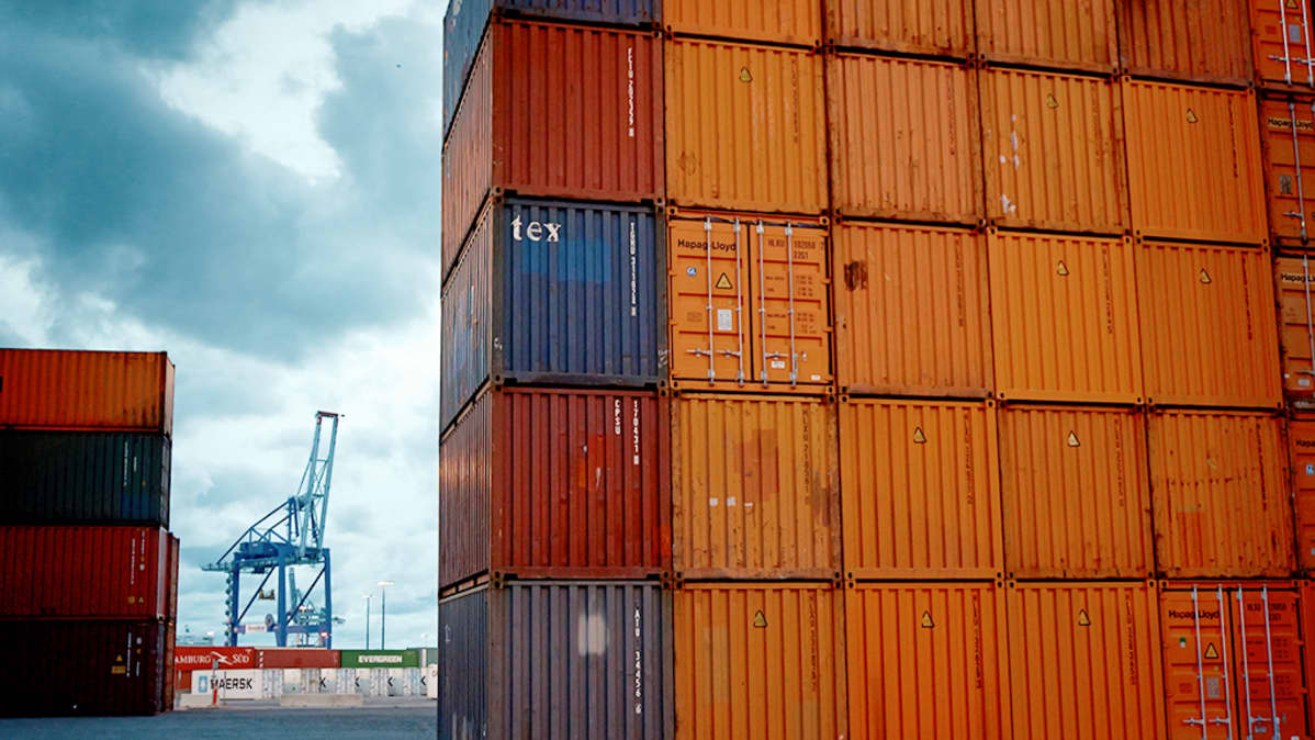 Vuosaaren satama Helsingissä.