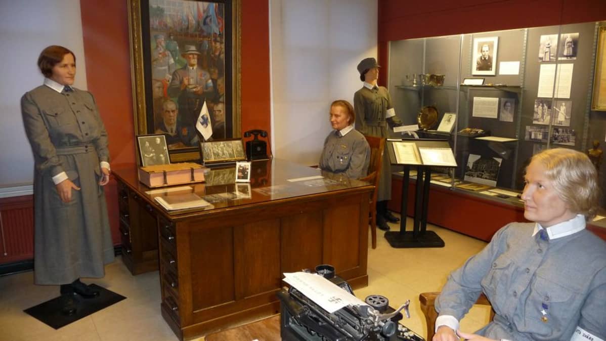 Lotta Svärd -museo Seinäjoella Suojeluskuntamuseon yhteydessä.