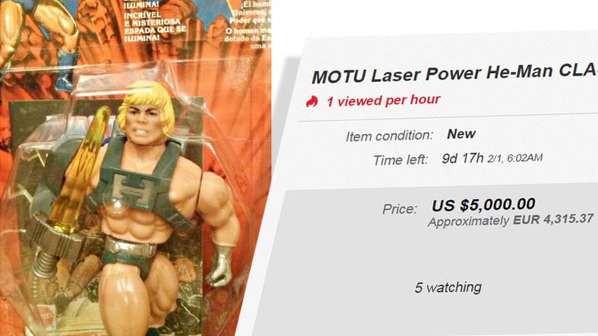 Kuvakaappaus Ebay.com -nettisivustosta.