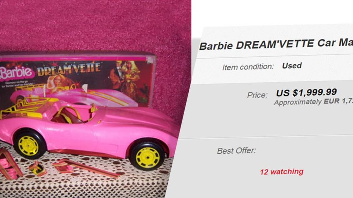 Kuvakaappaus Ebay.com -nettisivustosta.