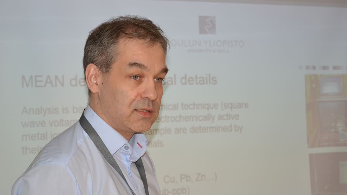 Cleantech Cemis Oulun tutkimuspäällikkö Jarkko Räty.