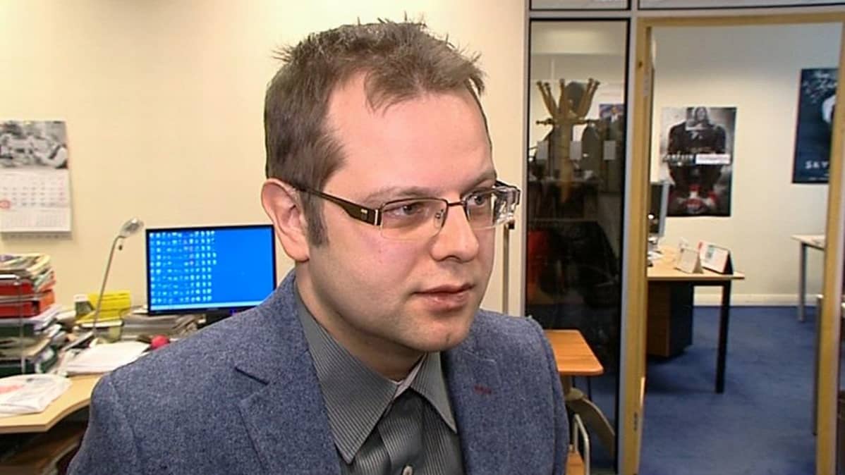 Latvian luetuimman venäjänkielisen netin uutissivuston Vestin päätoimittaja Vladislavs Užulis.