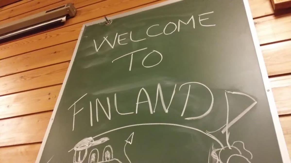 Welcome to Finland vaihto-opiskelijat sauna-ilta Humak