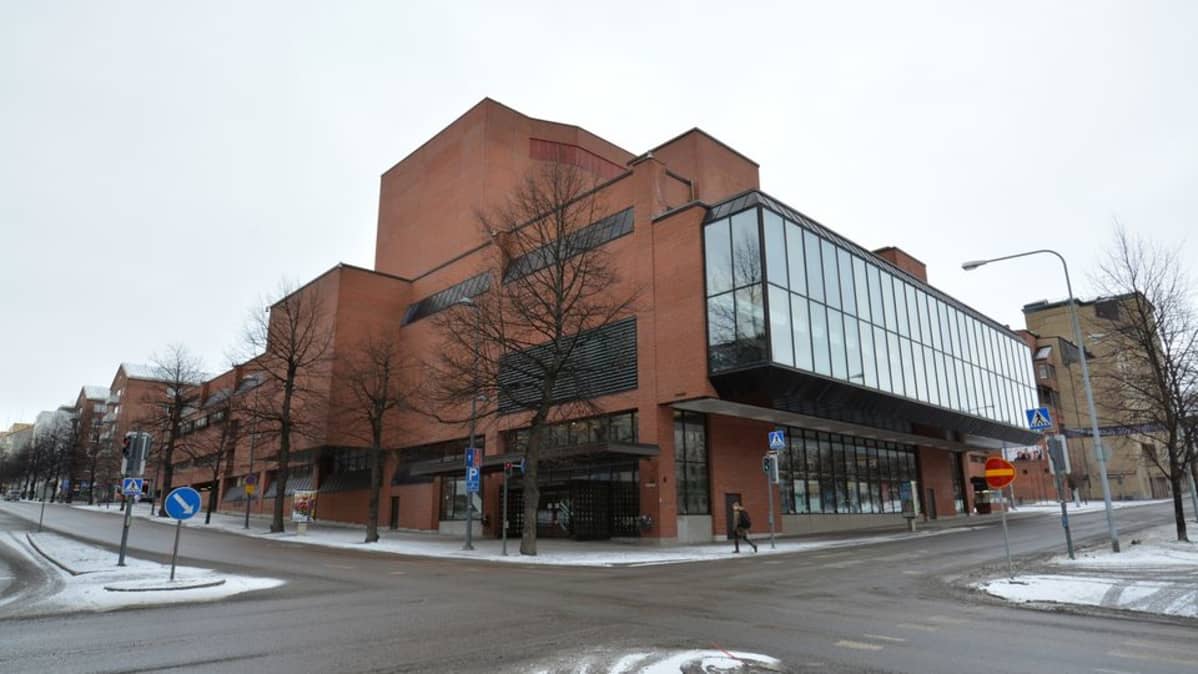Tampereen Työväen Teatteri ulkoa.