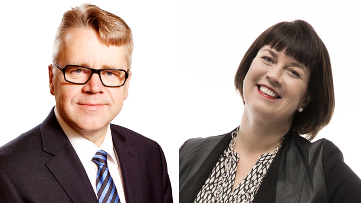 Peter Östman (KD) ja Mikaela Nylander (RKP)