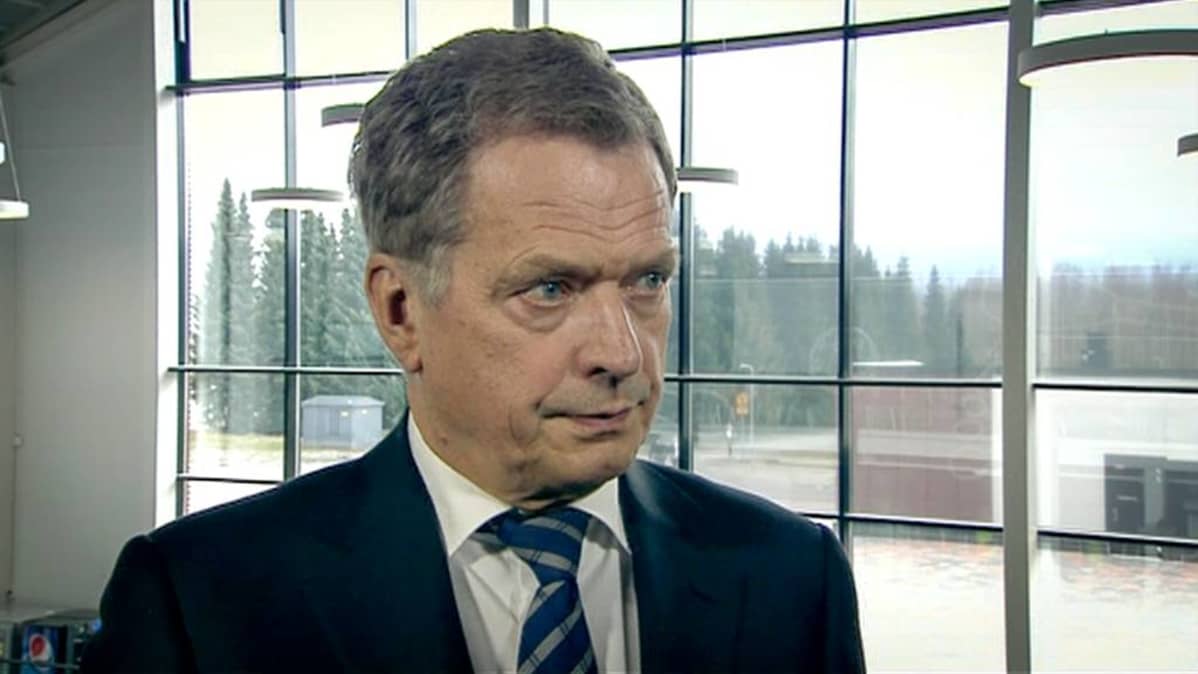 Presidentti Sauli Niinistö.