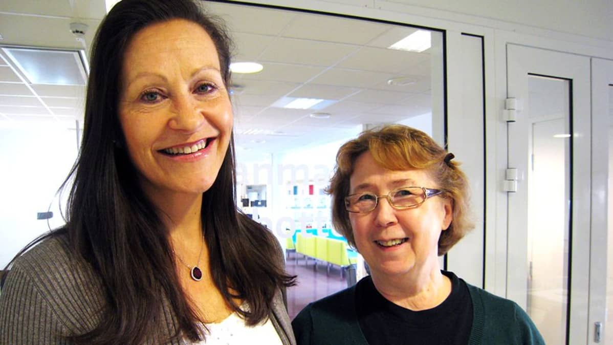 Riitta Pääjärvi-Myllyaho ja Pirjo Andrejeff