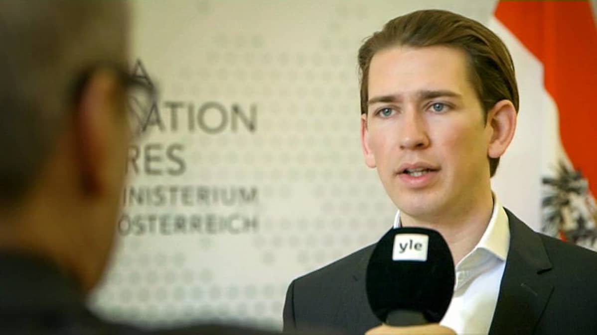 Itävallan ulkoministeri Sebastian Kurz.