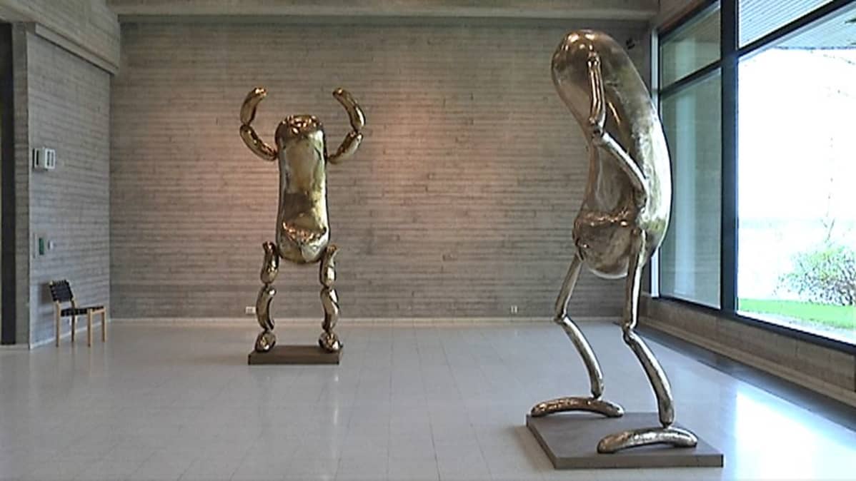 Erwin Wurmin teoksia Sara Hildénin taidemuseossa Tampereella