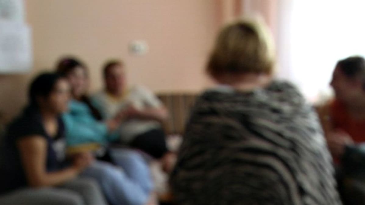 Ihmiskauppiaiden kynsistä pelastuneita.