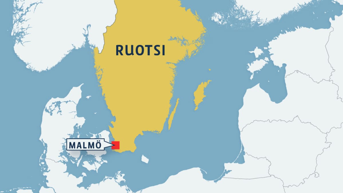 Ruotsin kartta.
