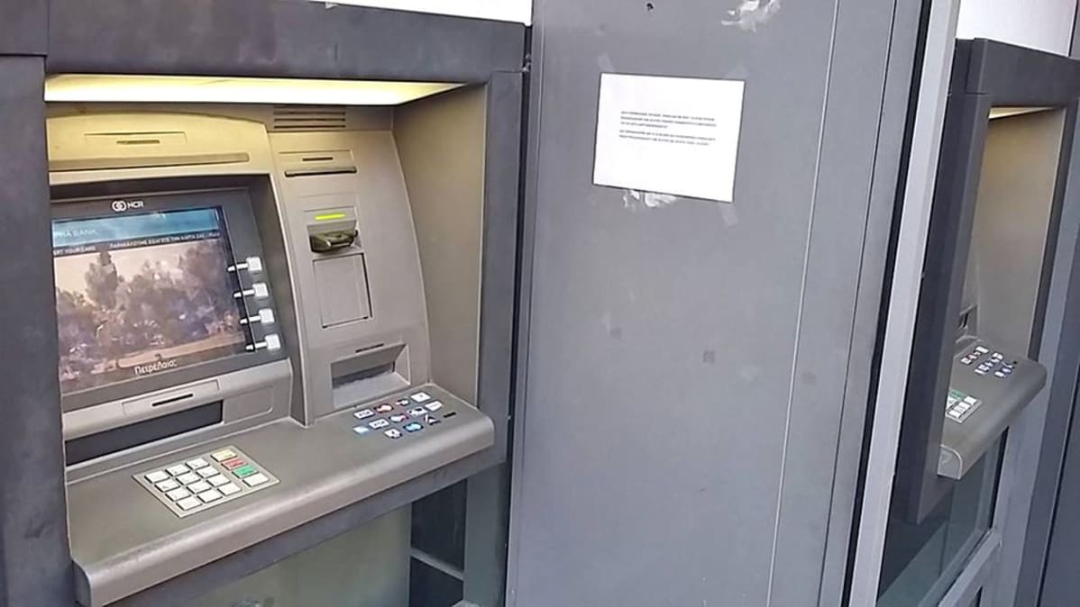 Pankkiautomaatti Kreetalla
