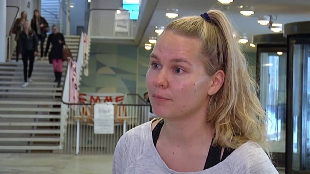 Helsingin yliopiston opiskelija Irina Rönnberg
