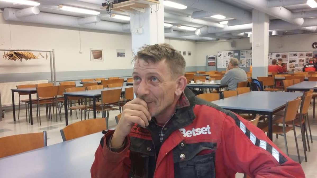 Betsetin pääluottamusmies Olli Kinnunen.
