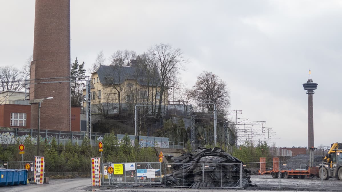 Herrainmäen taloja Tampereella.