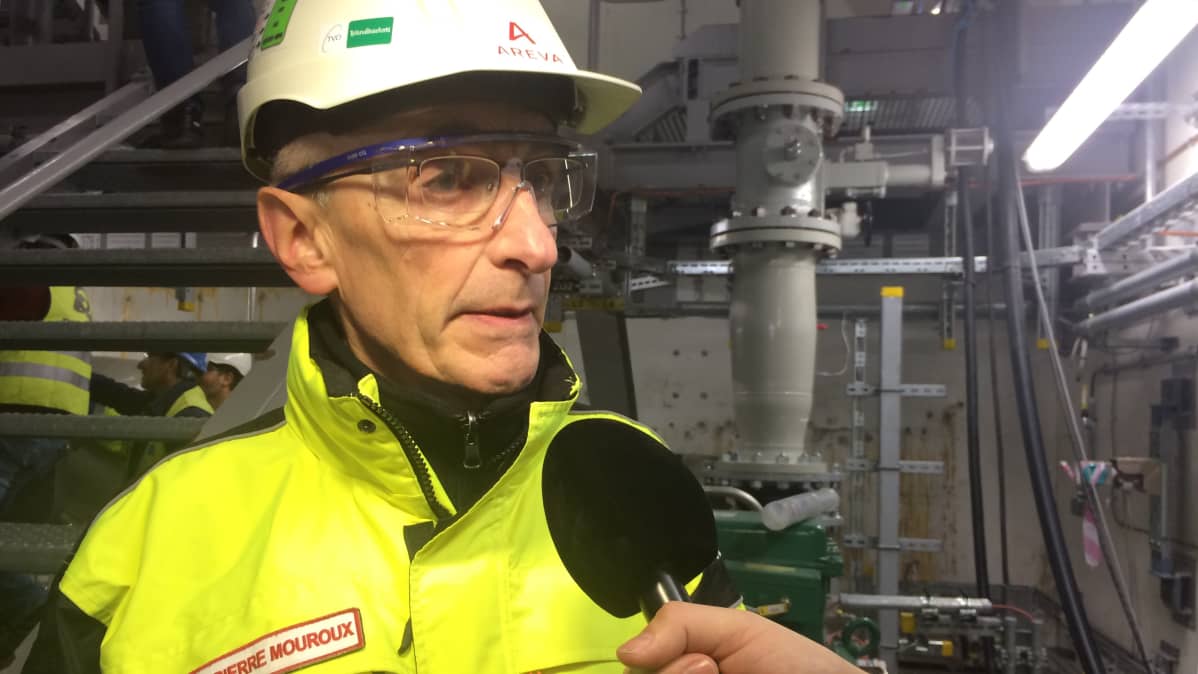 Arevan OL3-projektijohtaja Jean-Pierre Mouroux.