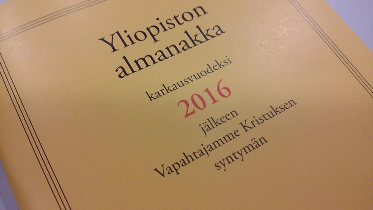 Yliopiston almanakka 2016