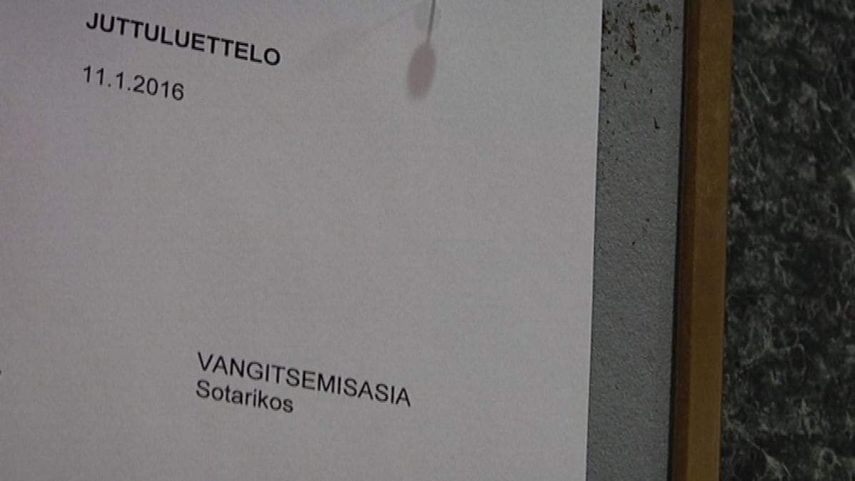 Juttuluettelo Tampereen käräjäoikeudessa