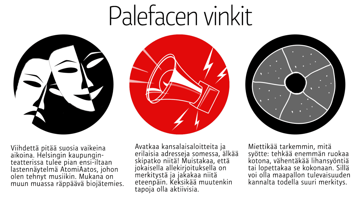Palefacen vinkit