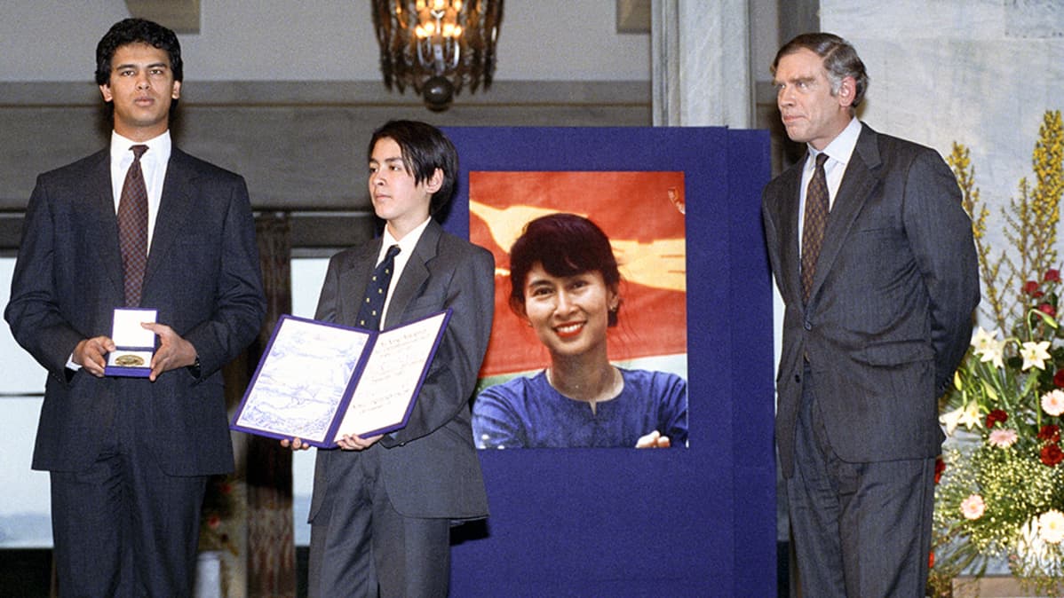 Nobel Peace Prize document.