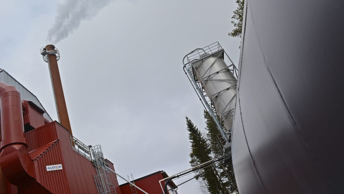 Vapon uudistettu voimalaitos Sotkamossa.