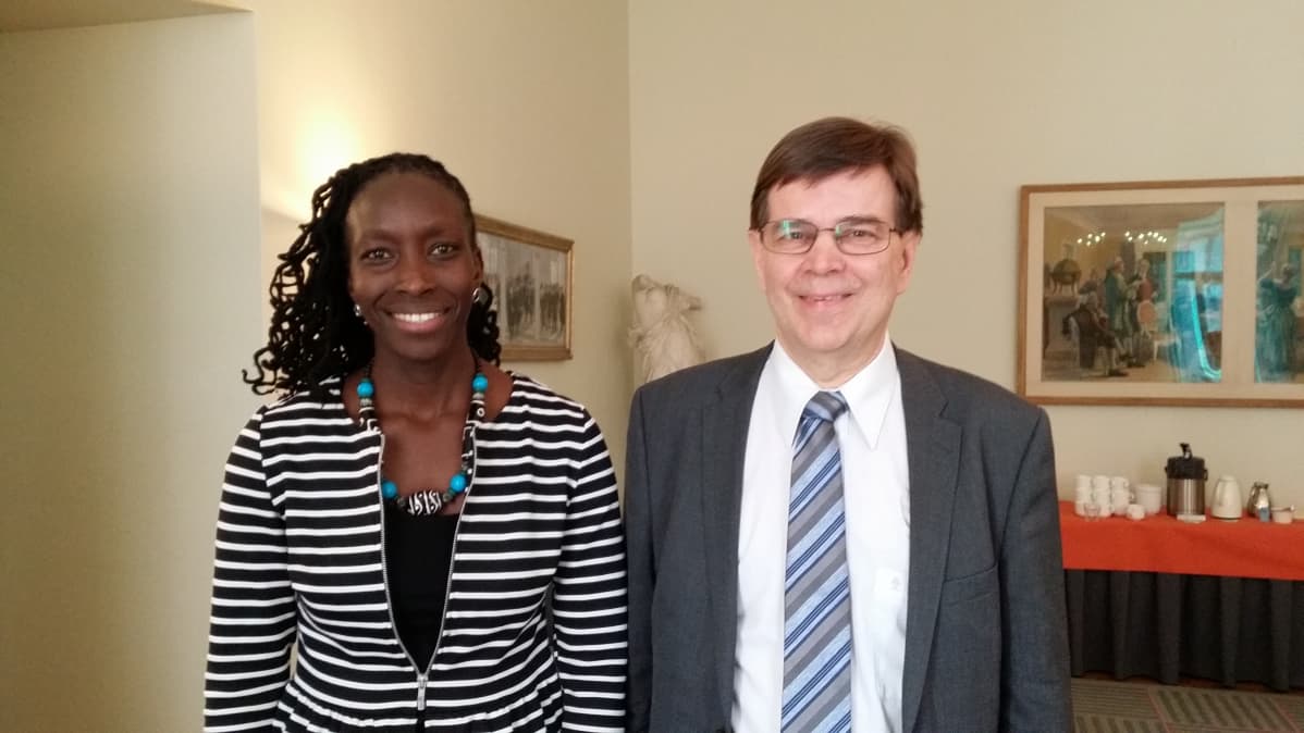 Mercy Nyambura ja Martti Esala