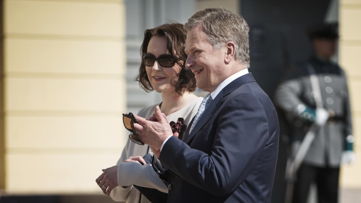 Sauli Niinistö ja Jenni Haukio.