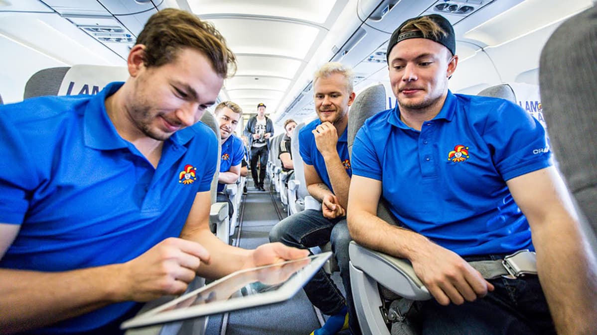 Jokerit lentokoneessa