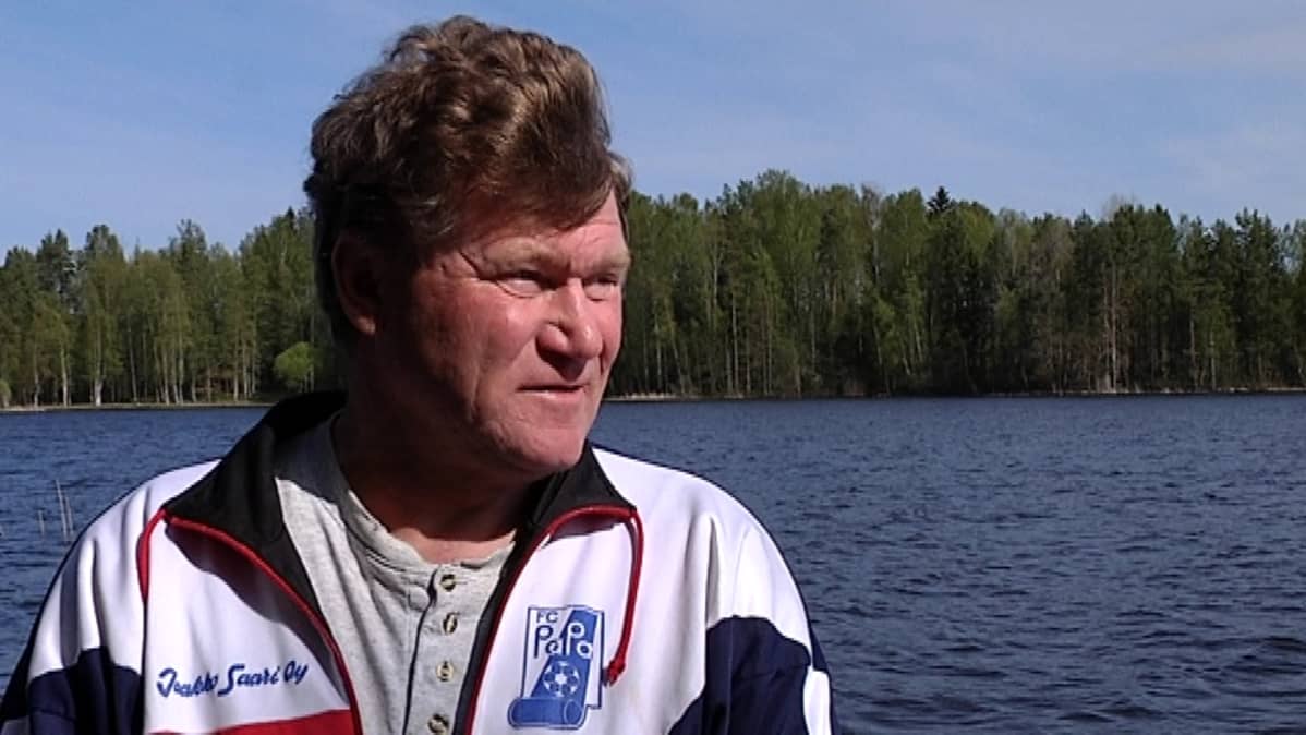 Aktiivikalastaja Hannu Leppänen Jämsästä.