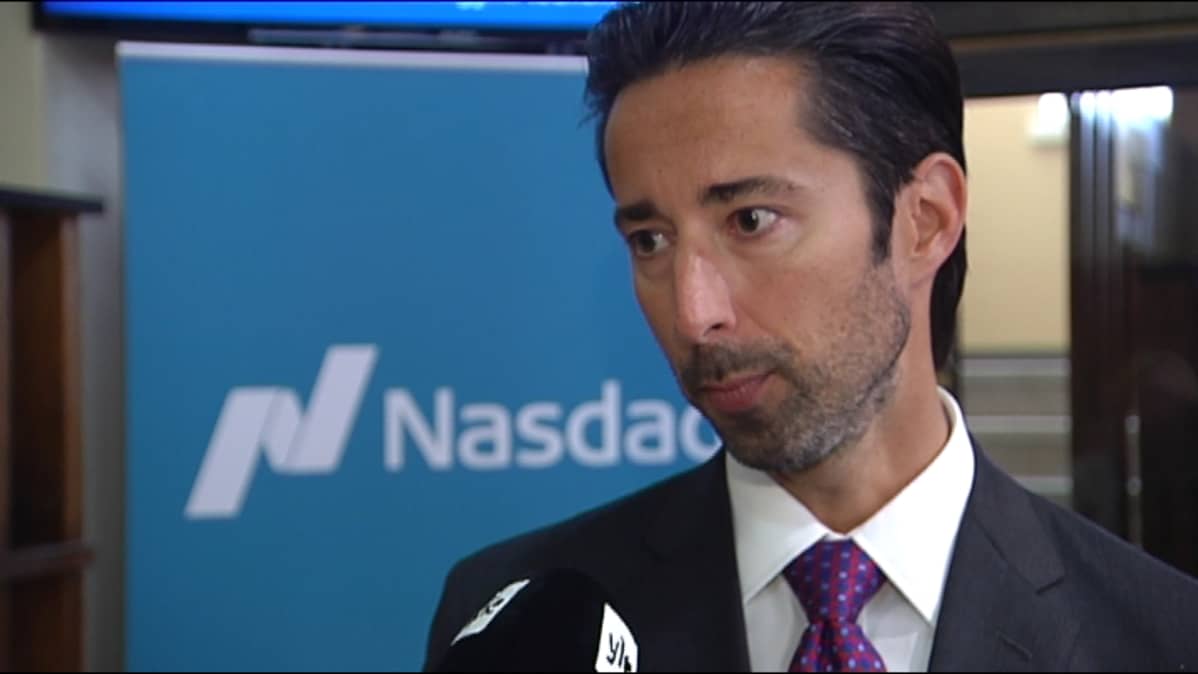 Nasdaq Helsingin toimitusjohtaja Henrik Husman.
