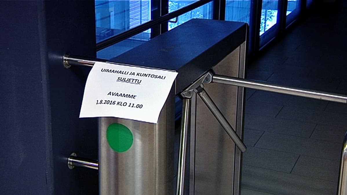Seinäjoen uimahalli on suljettu kesällä vuosihuollon takia.
