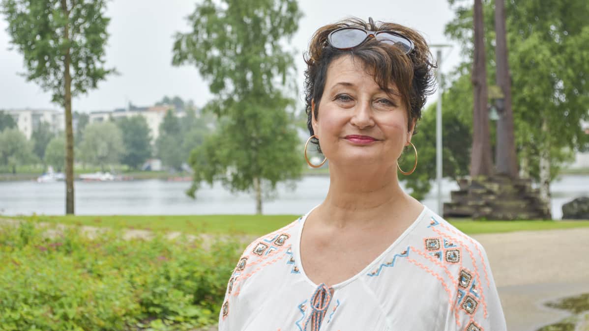 Näyttelijä Heidi Herala.