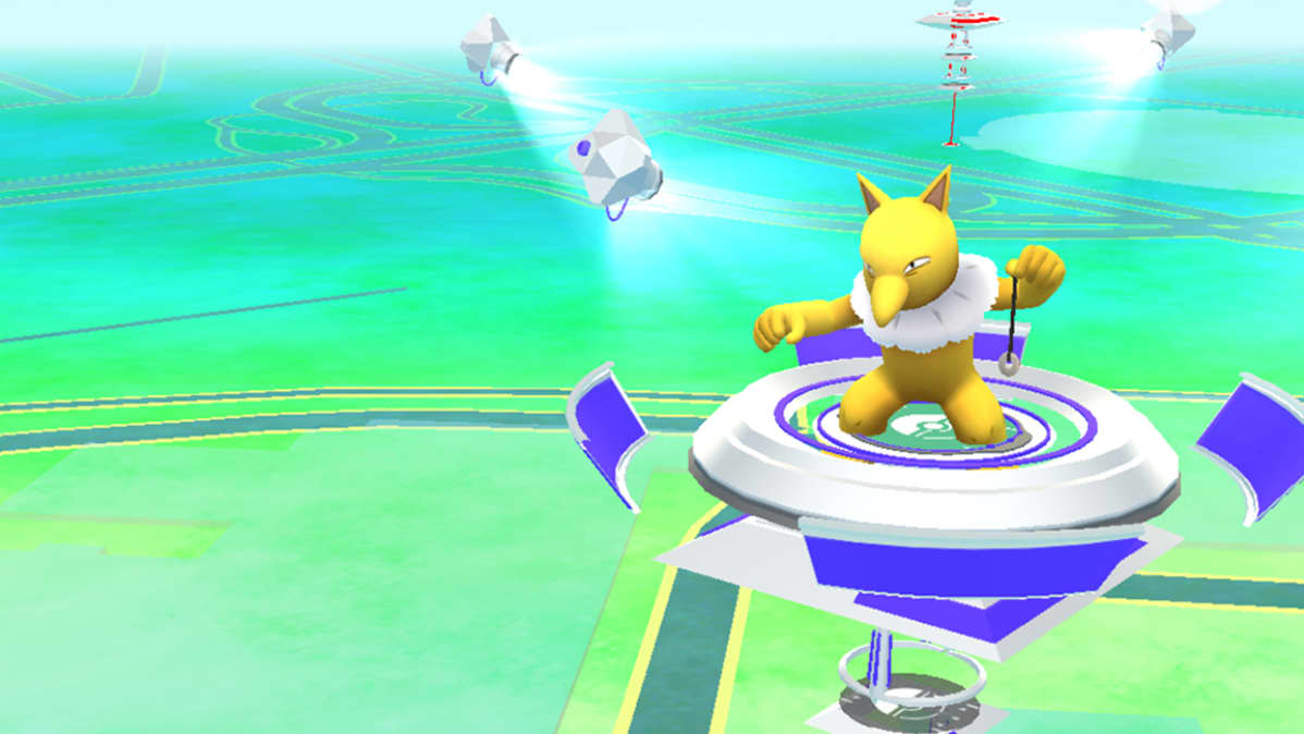 Kuvakaappaus pelistä Pokémon go.