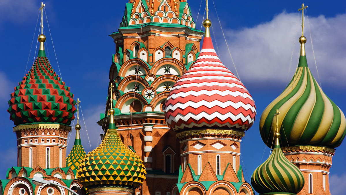 Basilikan sipulit Kremlissä.
