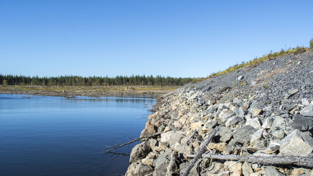 Latosuon allas Terrafamen kaivosalueella.