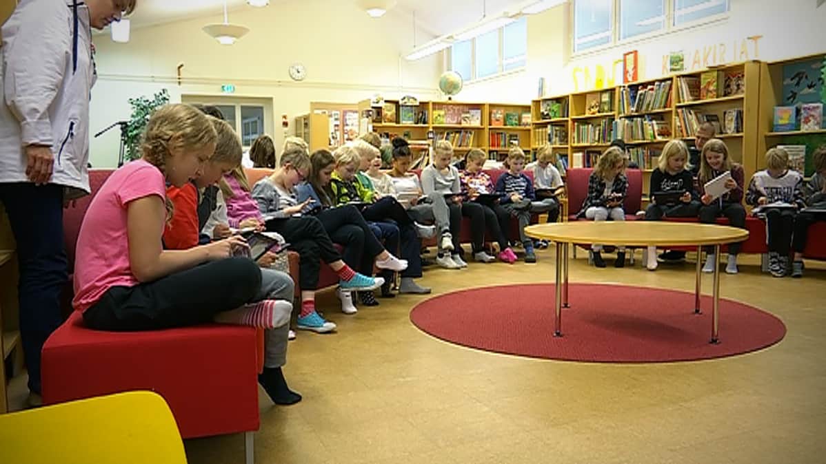 Digiopissa Seinäjoella Marttilan koulussa.