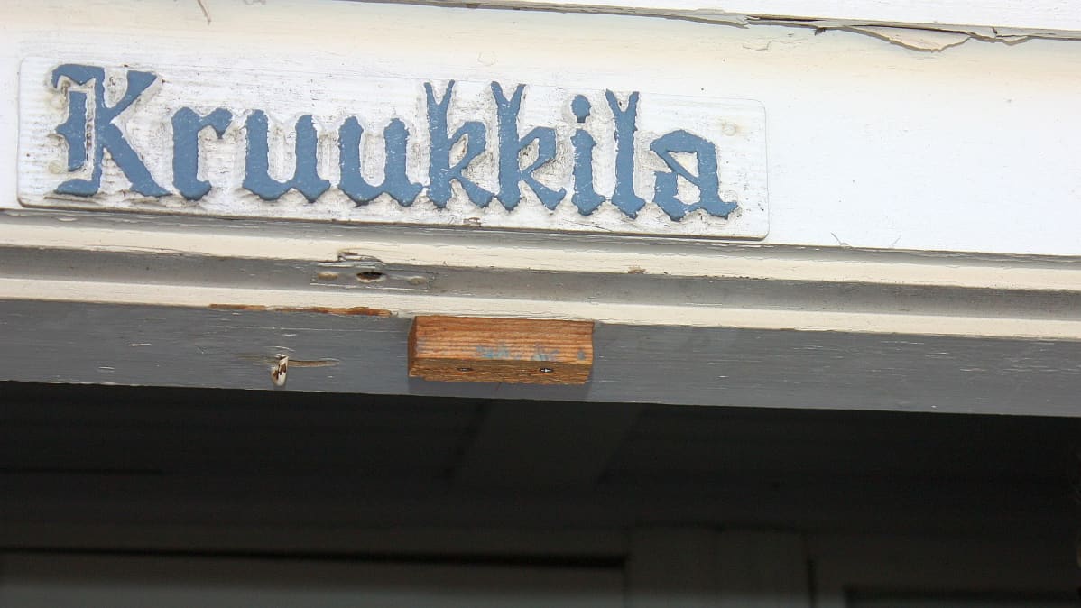 Kruukkilan päärakennus on valmistunut 1858.