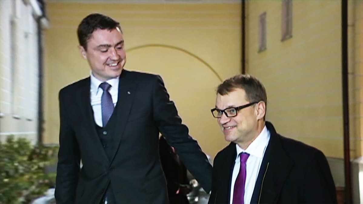 Taavi Rõivas ja Juha Sipilä Tallinnassa torstaina.