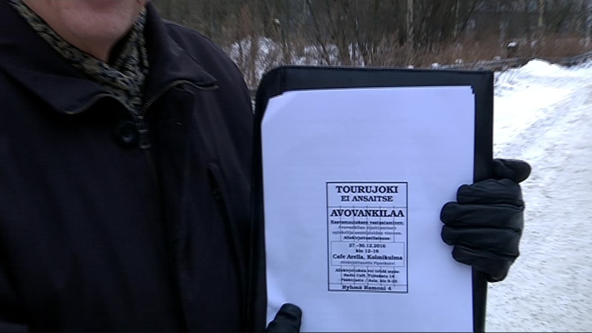 Avovankilan vastustajilta kerätään nimiä Jyväskylässä.