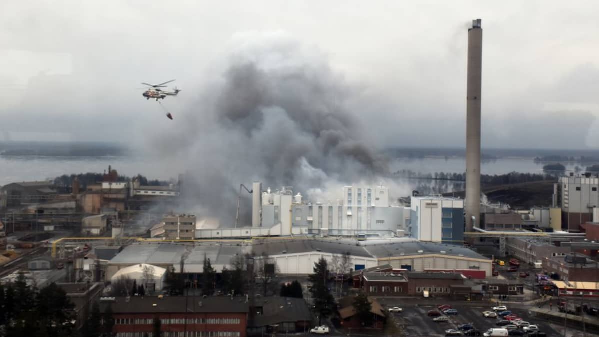 Tulipalo Huntsmanin tehtaassa