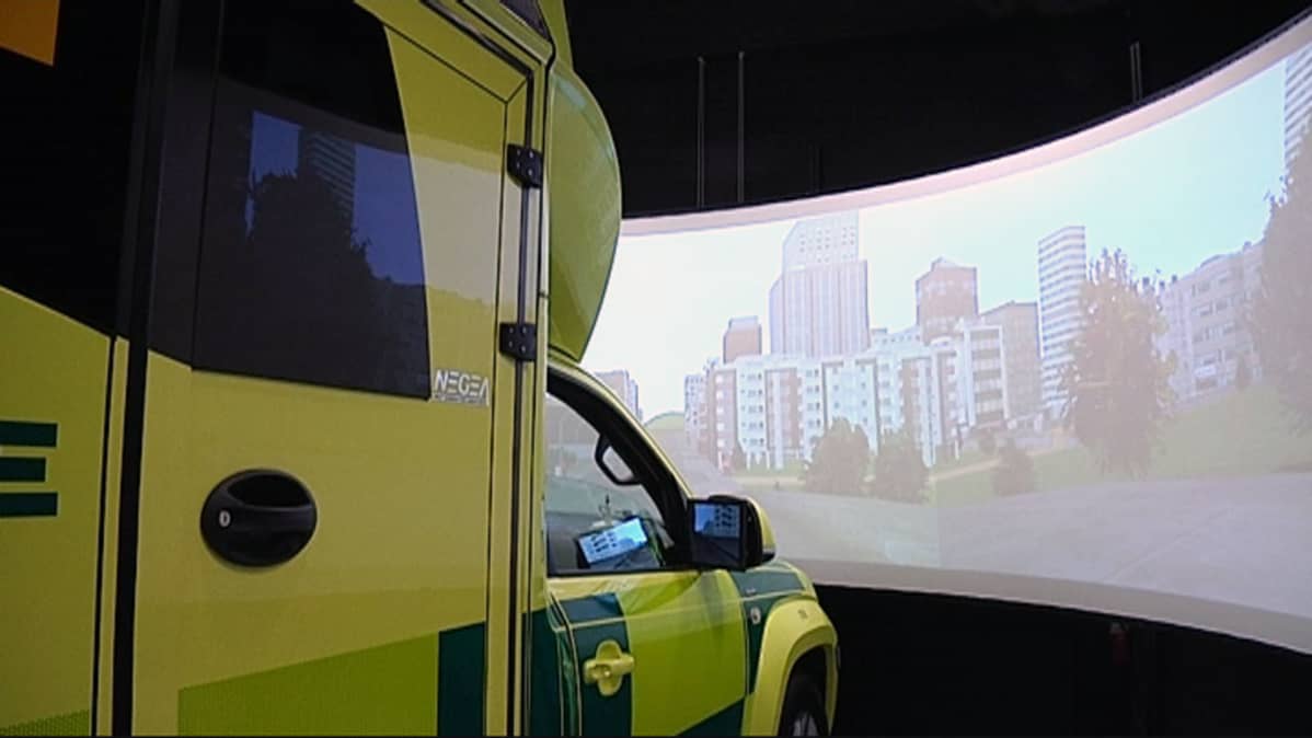 Ambulanssisimulaattori.