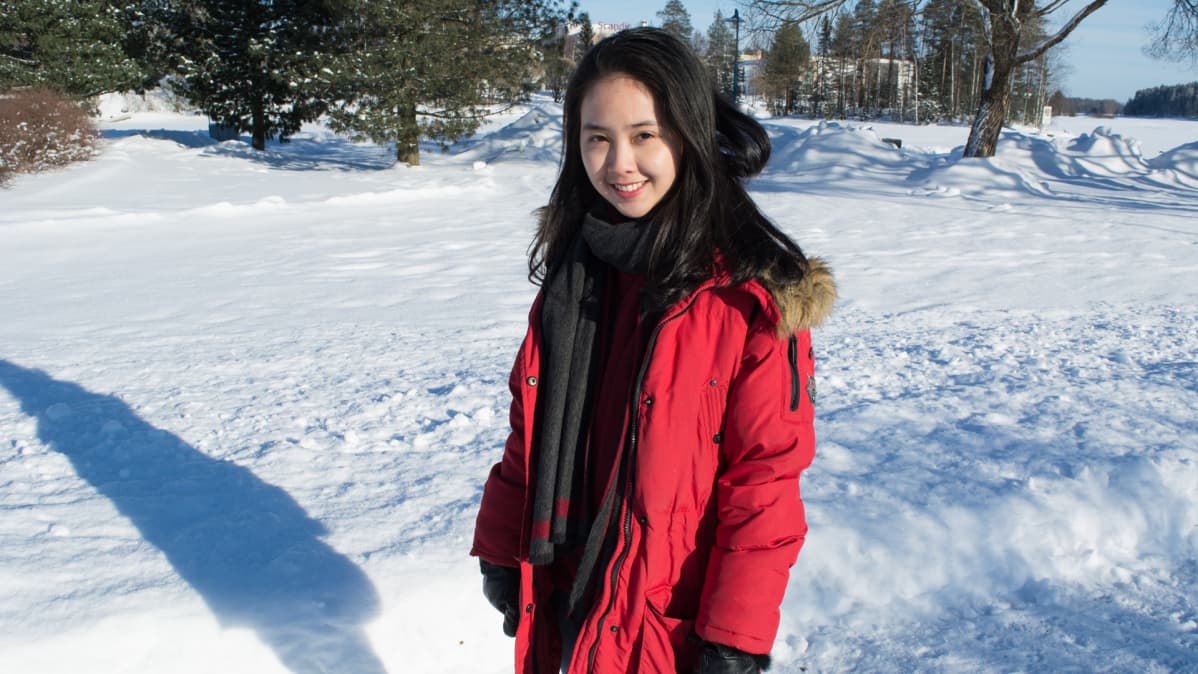 Linh Hoagn Kajaanin jokirannassa