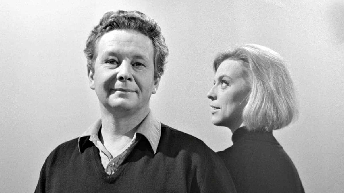 Lasse Pöysti ja Birgitta Ulfsson marraskuussa 1966.